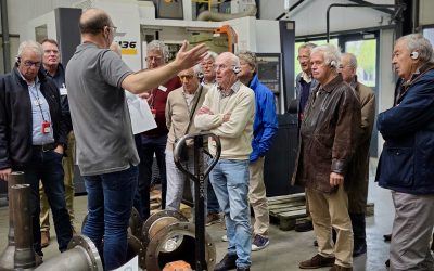 Bedrijfsbezoek van de Koperen Passer